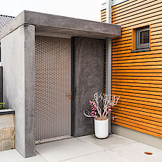 Eingangsbereich aus Beton Eingangsbereich aus Beton