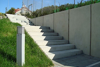 Beispiel Blockstufe aus Beton