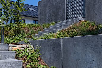 Beispiel Blockstufe aus Beton