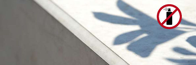 Winkelstütze Anti-Graffiti Schutz 